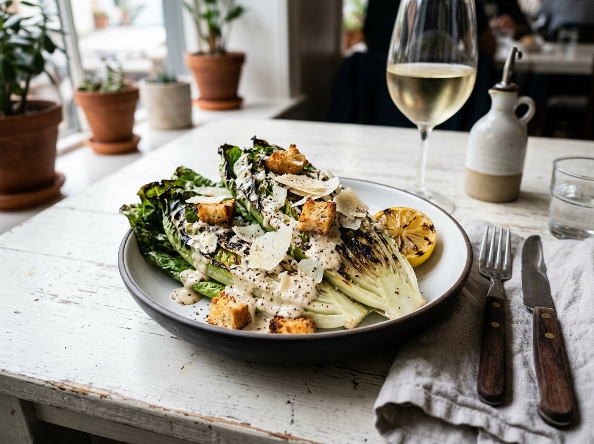 Charred Caesar Salad - Stay N Spice