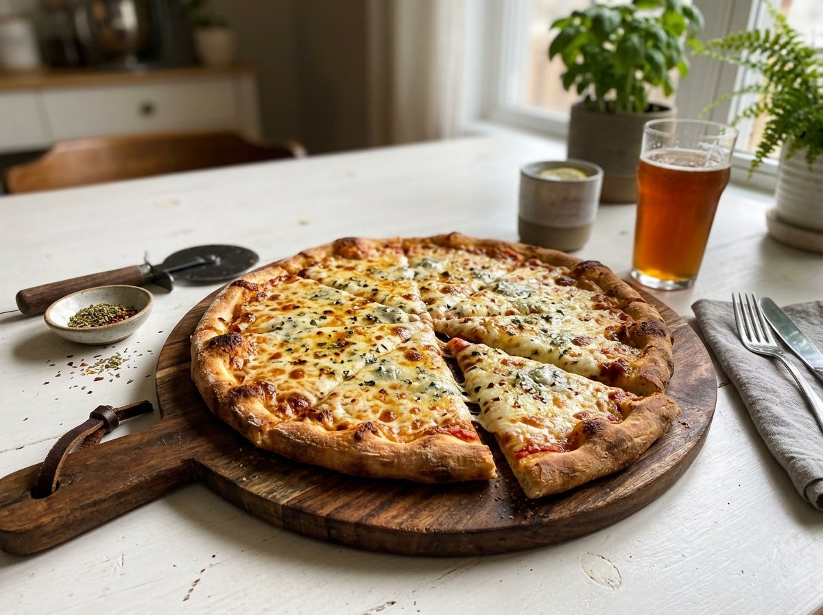 Four Cheese Pizza - Stay N Spice