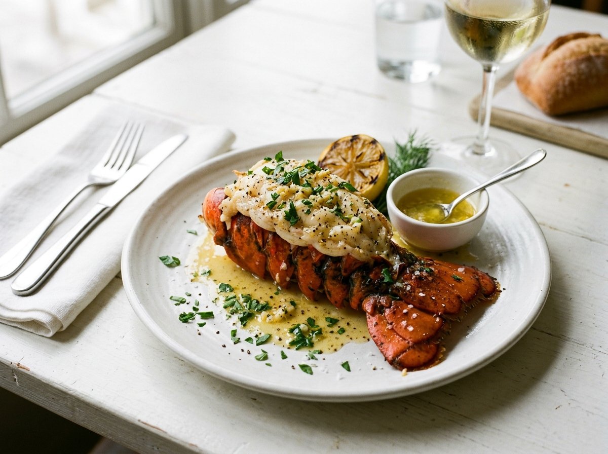 Garlic Butter Lobster Tail - Stay N Spice
