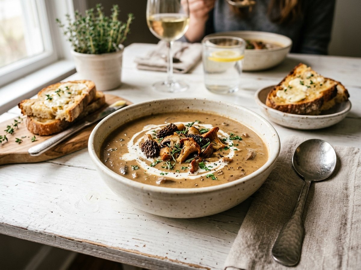 Wild Mushroom Bisque - Stay N Spice
