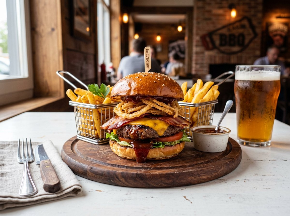 Smokehouse BBQ Burger - Stay N Spice