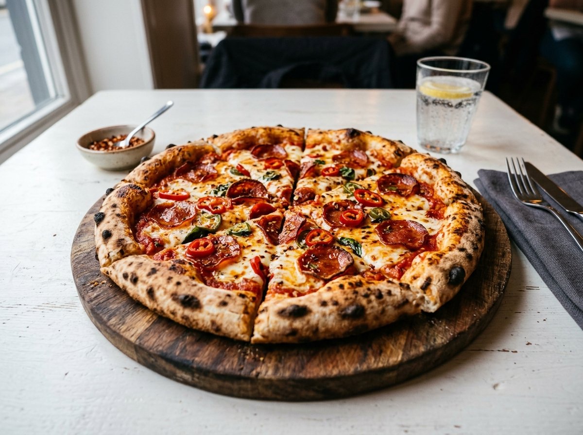 Spicy Pepperoni Pizza - Stay N Spice